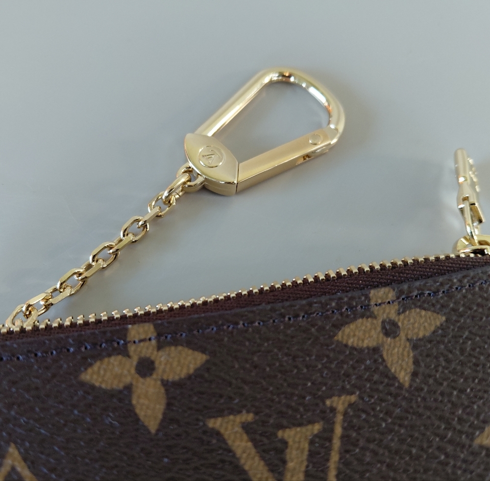Louis Vuitton Brown Monogram Key Pouch Wallet - Picture 2 of 12